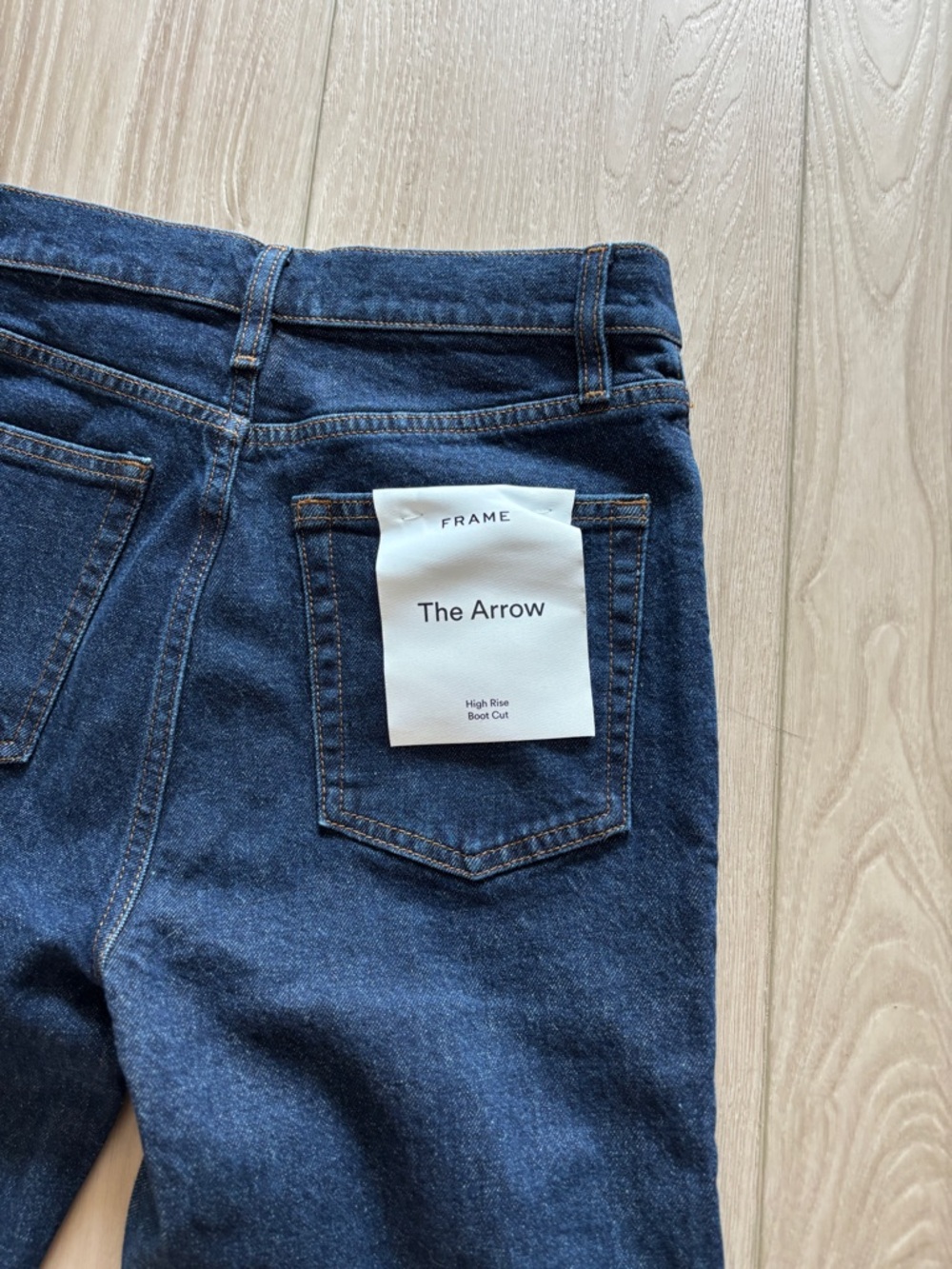 Frame Denim Women's Bootcut Jeans in Dark Indigo - Picture 6 of 6